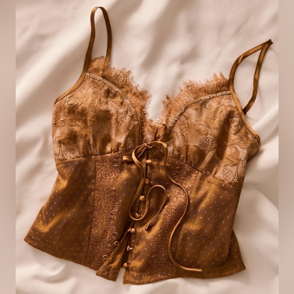 NWT Free People button up, adjustable strap cami, new and flawless!